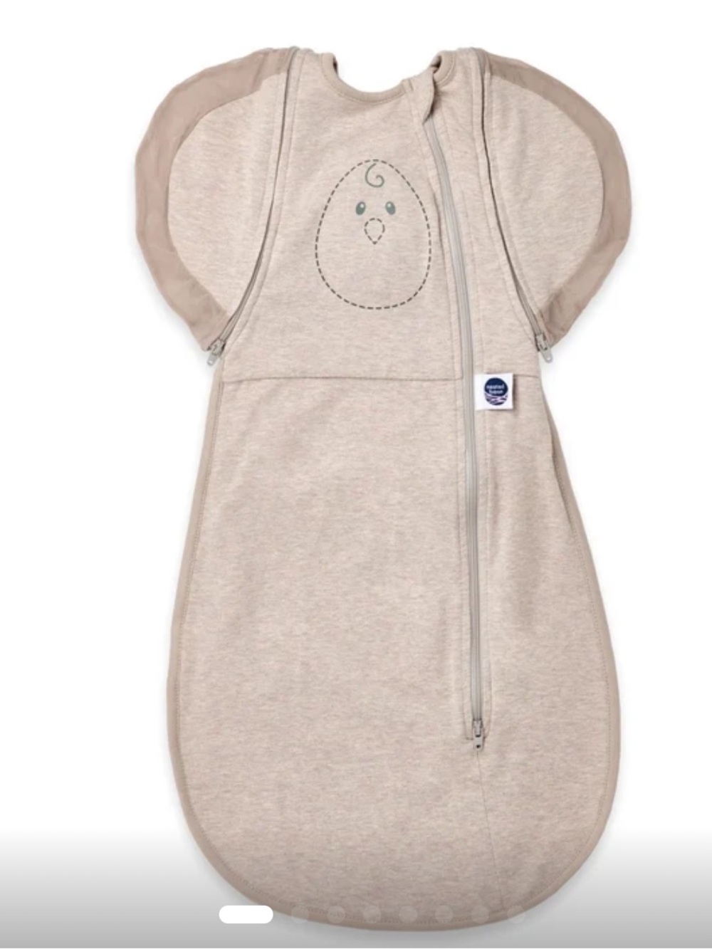Nested Bean Zen One Classic Swaddle Sand 3-6M
